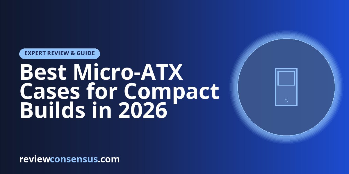 Best Micro-ATX Cases for Compact Builds in 2026