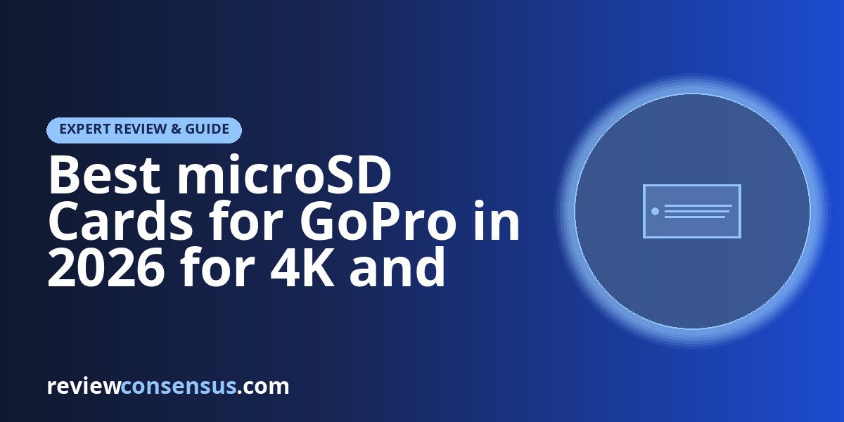 Best microSD Cards for GoPro in 2026 for 4K and