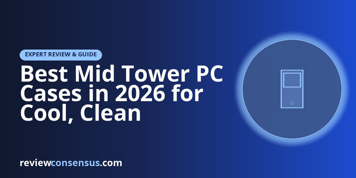 Best Mid Tower PC Cases in 2026 for Cool, Clean