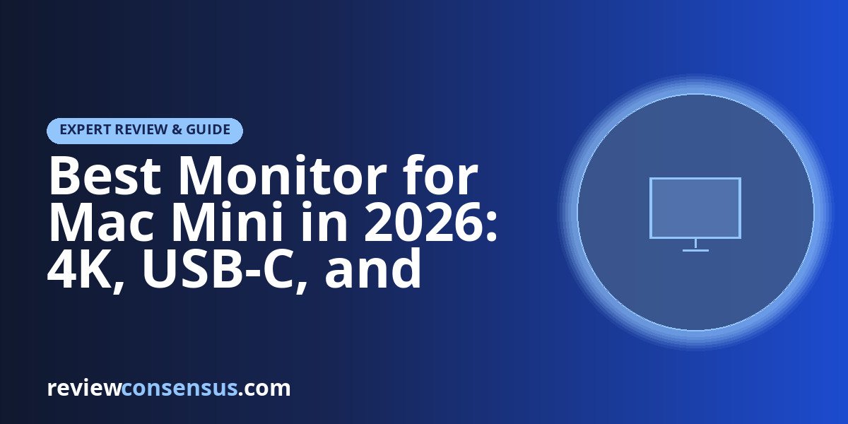 Best Monitor for Mac Mini in 2026: 4K, USB-C, and