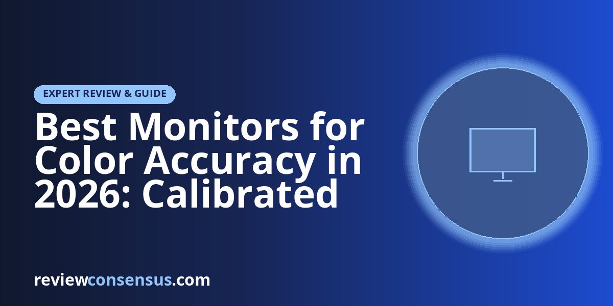 Best Monitors for Color Accuracy in 2026: Calibrated Panels for