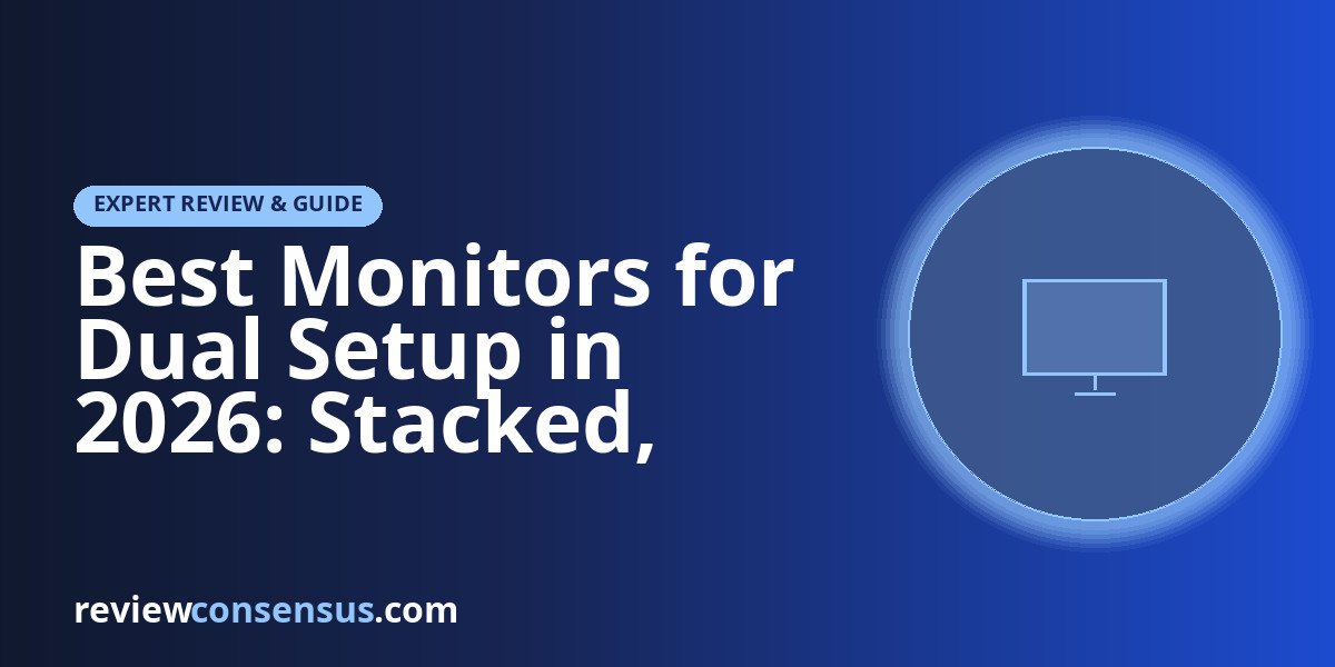 Best Monitors for Dual Setup in 2026: Stacked, Portable &