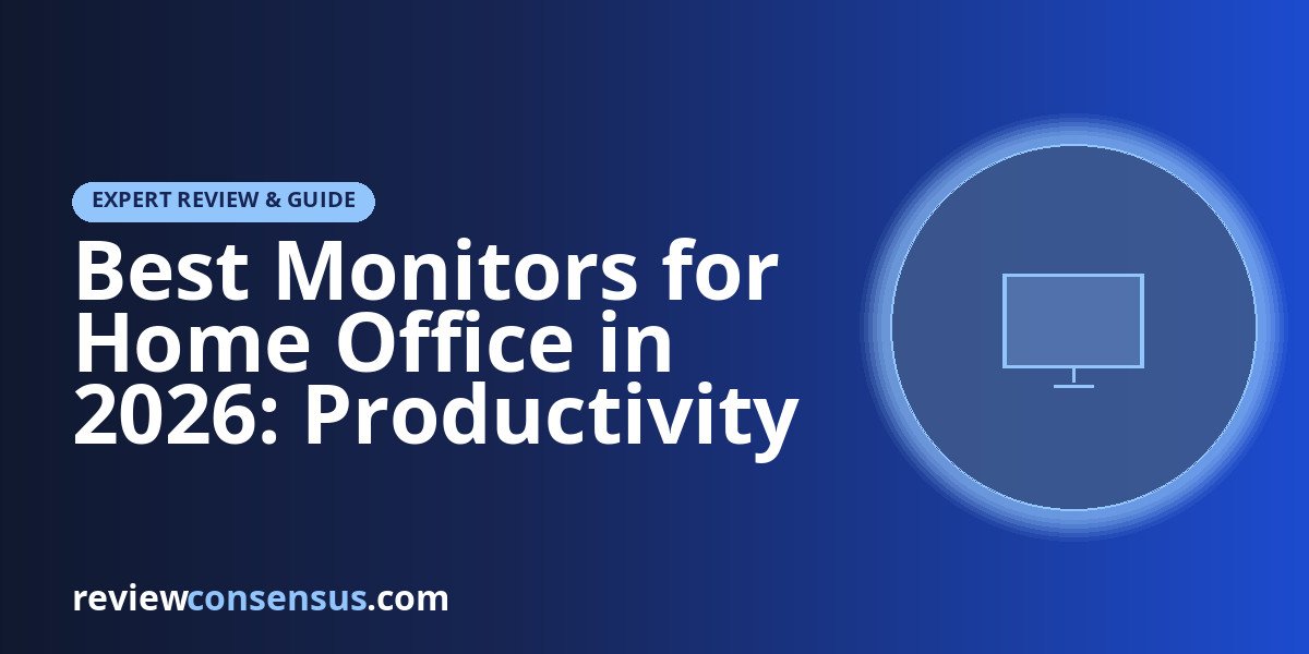 Best Monitors for Home Office in 2026: Productivity Picks