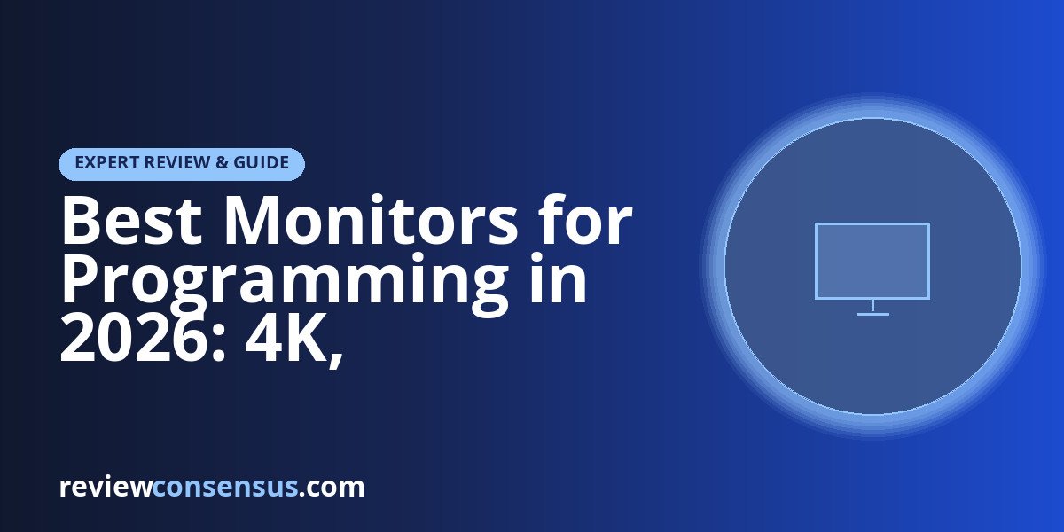 Best Monitors for Programming in 2026: 4K, Ultrawide, and Eye-Care