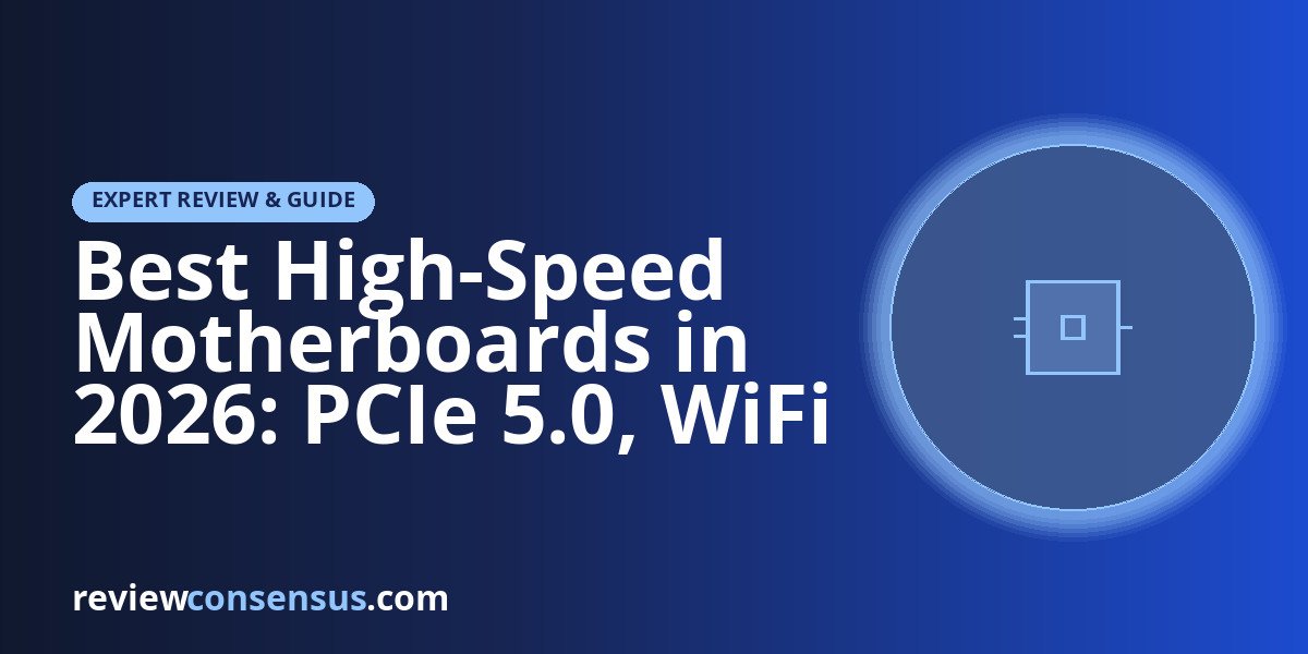 Best High-Speed Motherboards in 2026: PCIe 5.0, WiFi 7, USB4