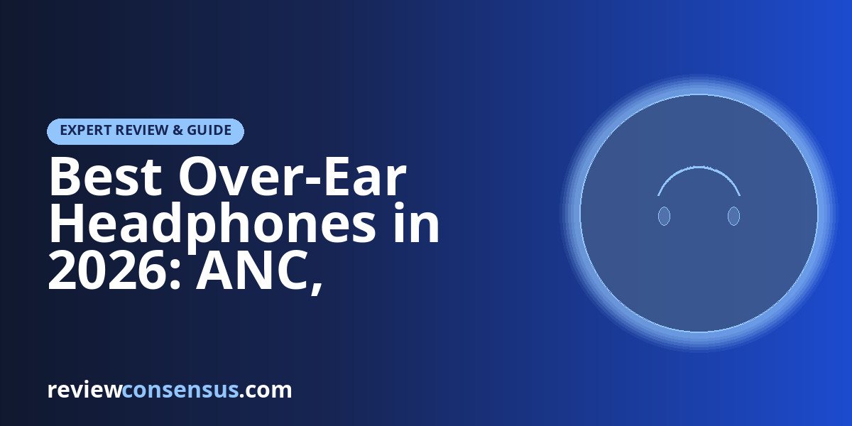 Best Over-Ear Headphones in 2026: ANC, Wireless, and Premium Picks