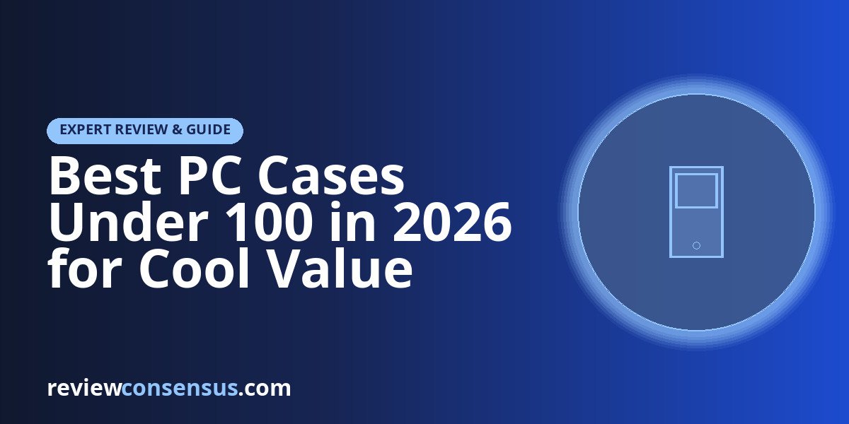 Best PC Cases Under 100 in 2026 for Cool Value