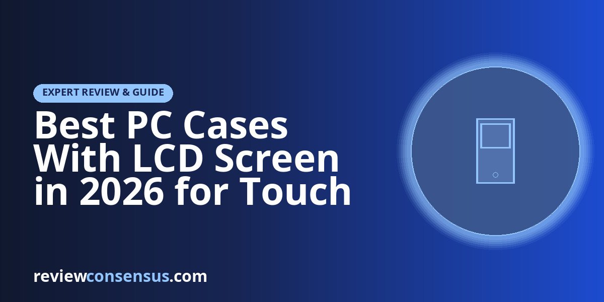 Best PC Cases With LCD Screen in 2026 for Touch