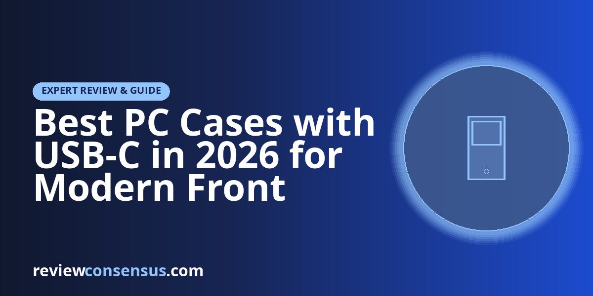 Best PC Cases with USB-C in 2026 for Modern Front