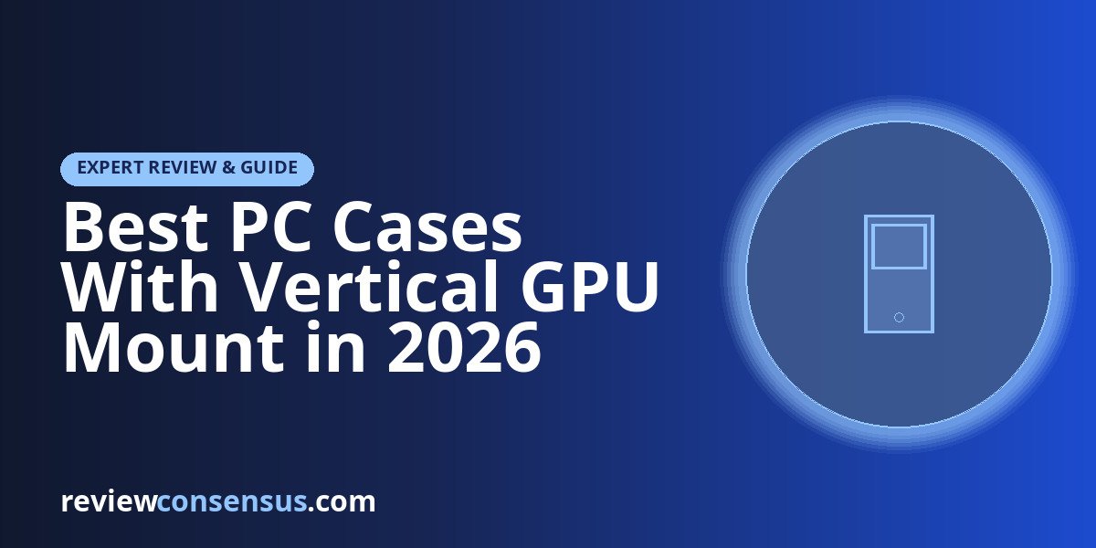 Best PC Cases With Vertical GPU Mount in 2026 Showcase