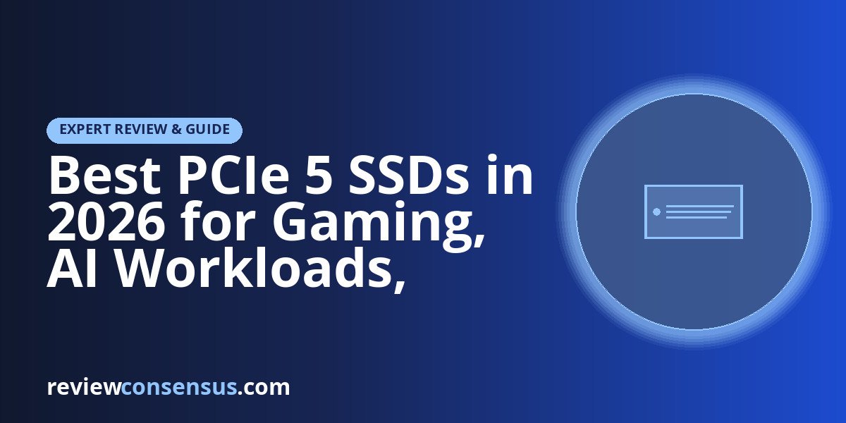 Best PCIe 5 SSDs in 2026 for Gaming, AI Workloads,