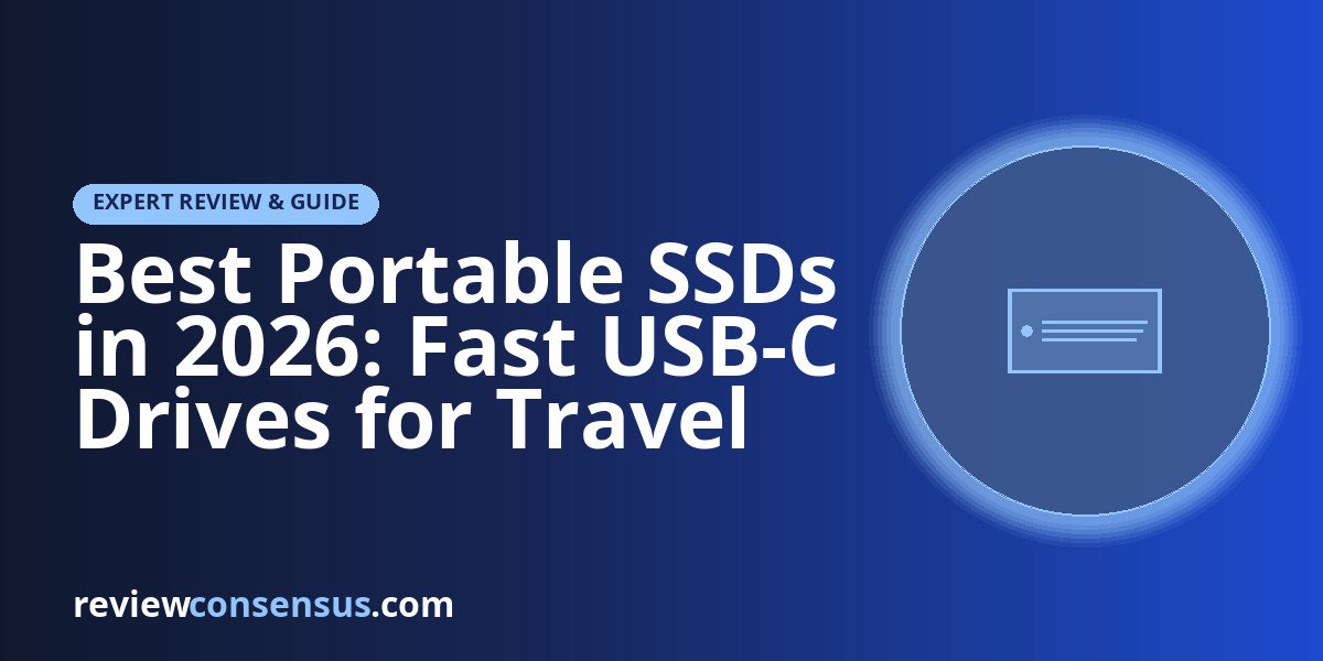 Best Portable SSDs in 2026: Fast USB-C Drives for Travel