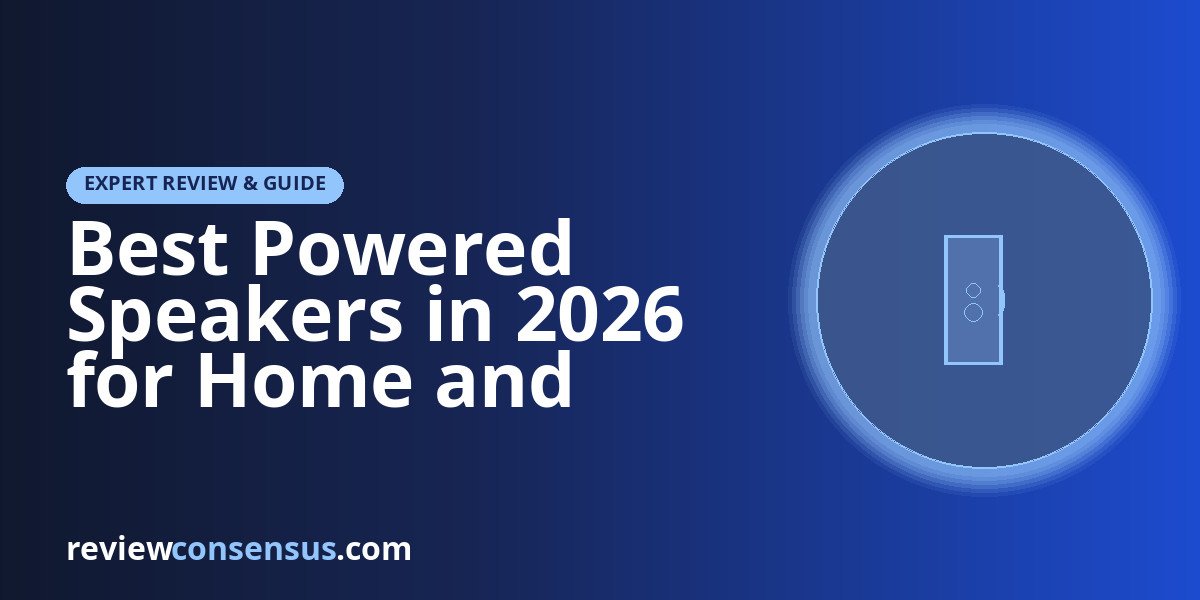 Best Powered Speakers in 2026 for Home and Stage