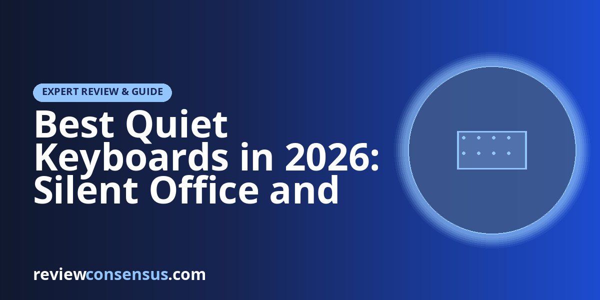 Best Quiet Keyboards in 2026: Silent Office and Gaming Boards