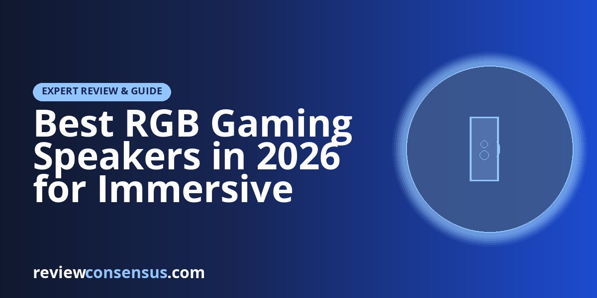Best RGB Gaming Speakers in 2026 for Immersive Desk Setups