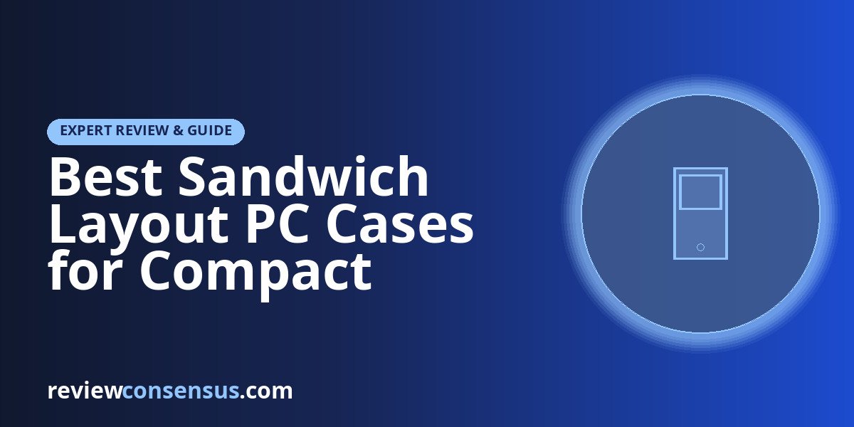 Best Sandwich Layout PC Cases for Compact Mini-ITX Builds in