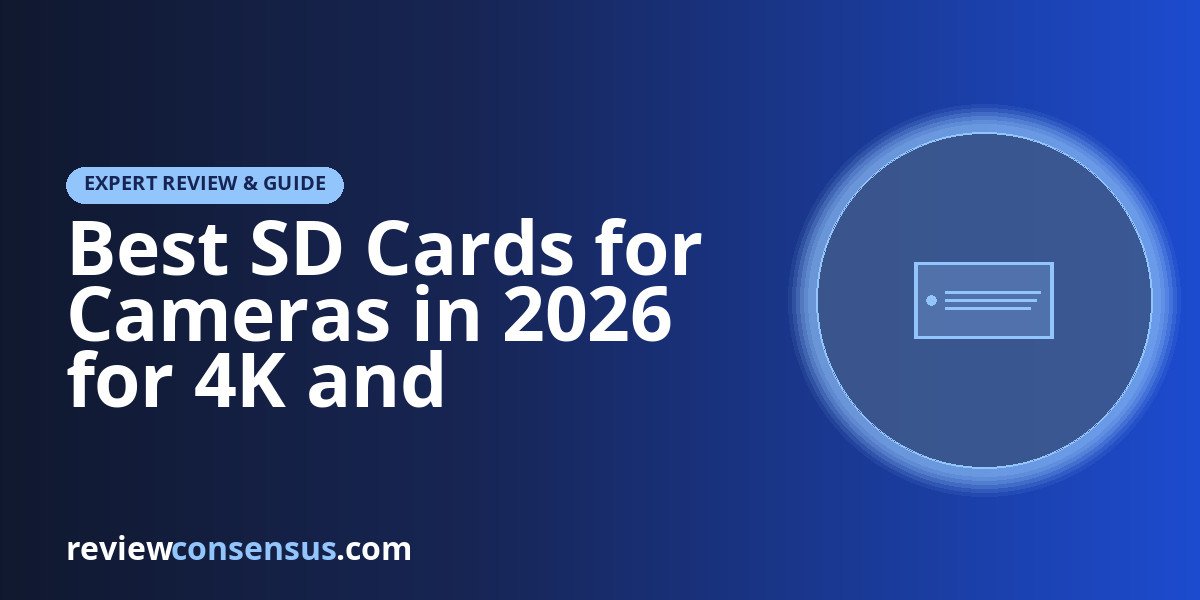 Best SD Cards for Cameras in 2026 for 4K and
