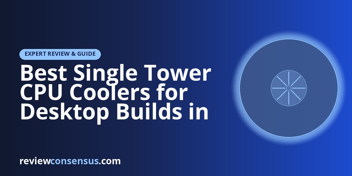 Best Single Tower CPU Coolers for Desktop Builds in 2026