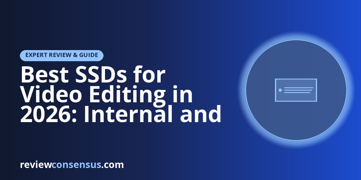 Best SSDs for Video Editing in 2026: Internal and Portable
