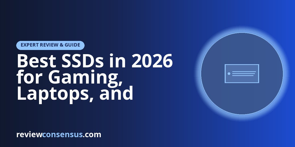 Best SSDs in 2026 for Gaming, Laptops, and Creative Work