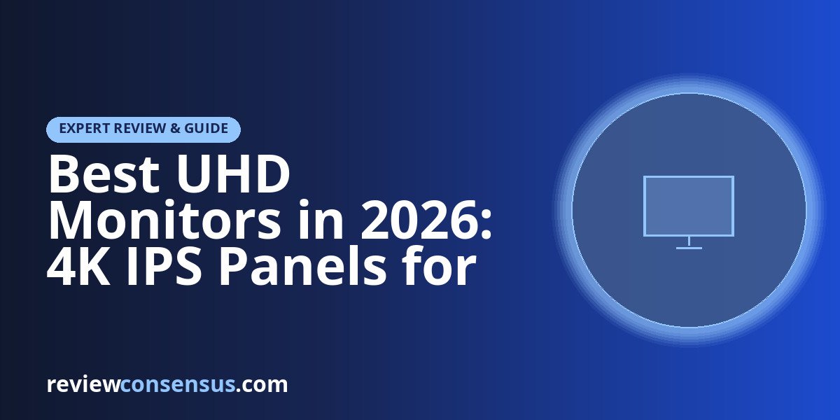 Best UHD Monitors in 2026: 4K IPS Panels for Work,