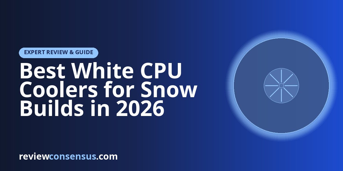 Best White CPU Coolers for Snow Builds in 2026