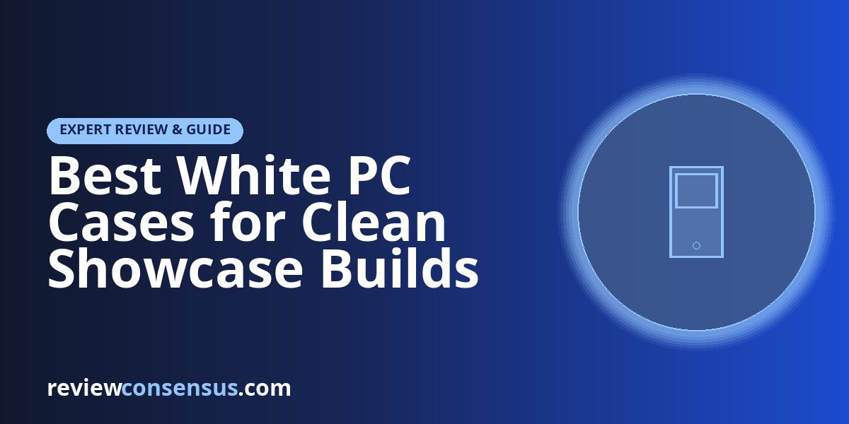 Best White PC Cases for Clean Showcase Builds in 2026
