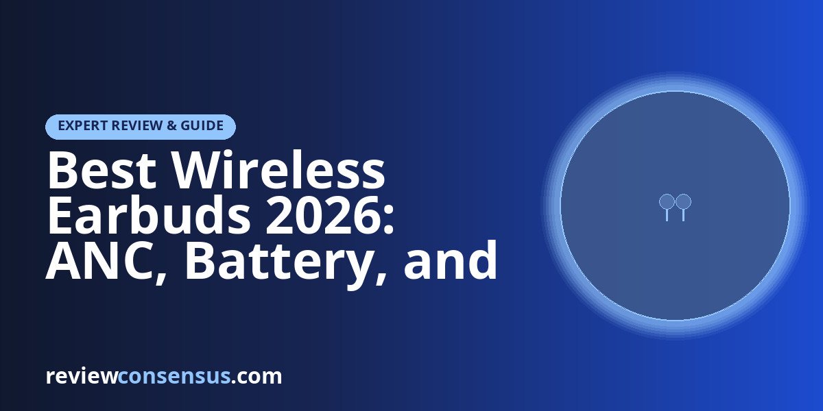 Best Wireless Earbuds 2026: ANC, Battery, and Fit Compared