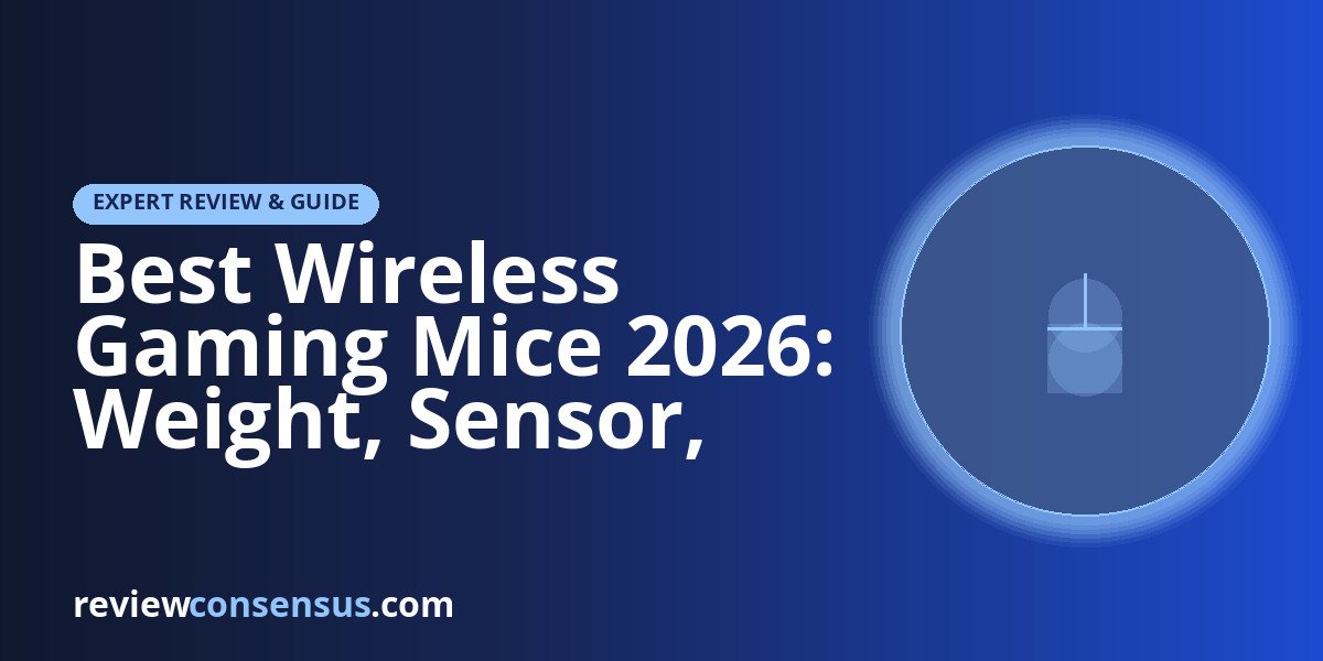 Best Wireless Gaming Mice 2026: Weight, Sensor, and Battery