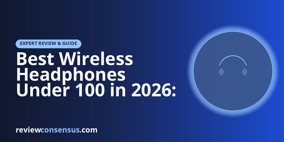 Best Wireless Headphones Under 100 in 2026: ANC and Battery