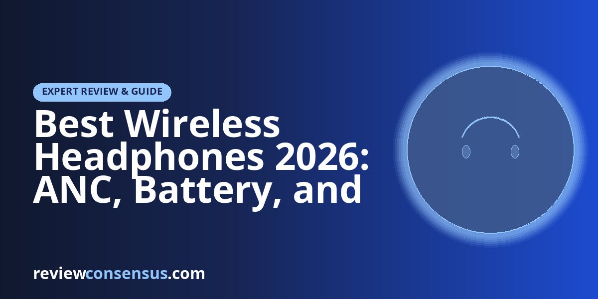 Best Wireless Headphones 2026: ANC, Battery, and Comfort Picks