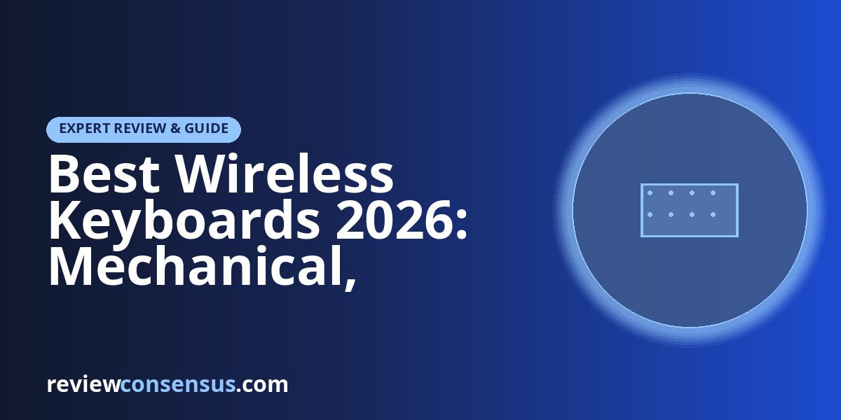 Best Wireless Keyboards 2026: Mechanical, Ergonomic, and Slim