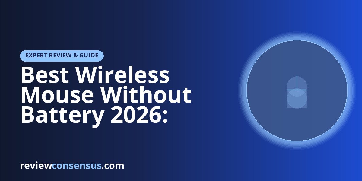 Best Wireless Mouse Without Battery 2026: Rechargeable Picks