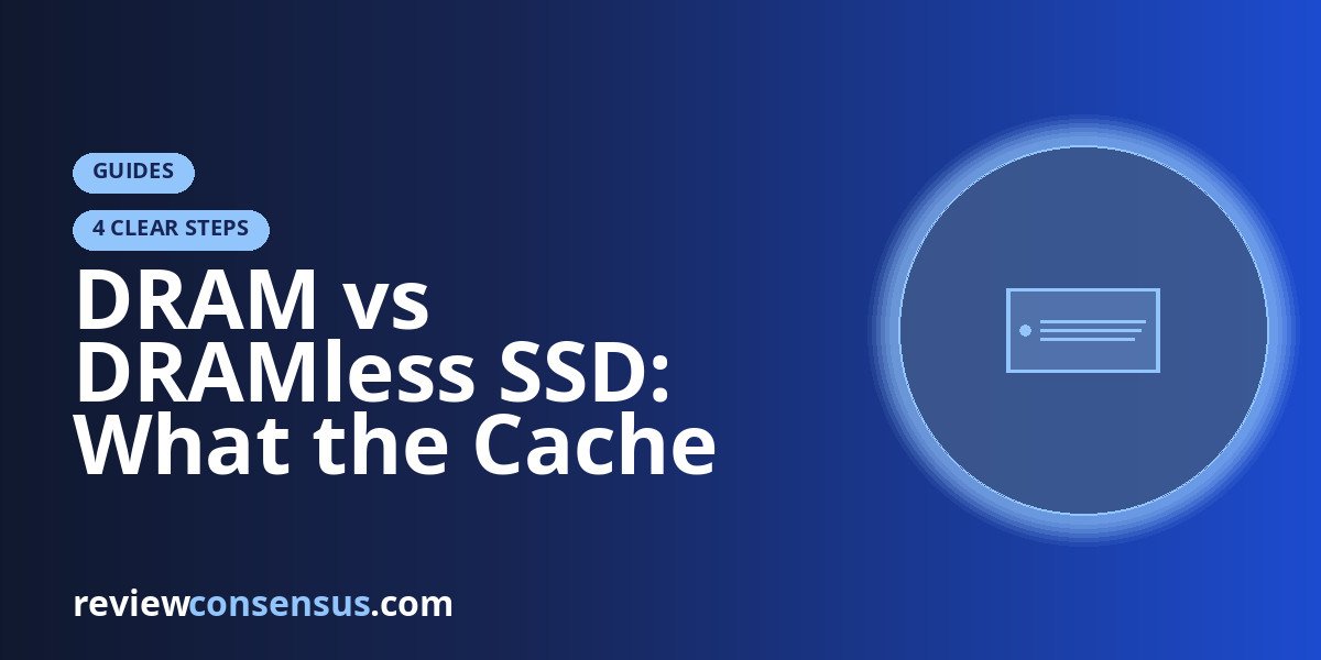 DRAM vs DRAMless SSD: What the Cache Actually Changes
