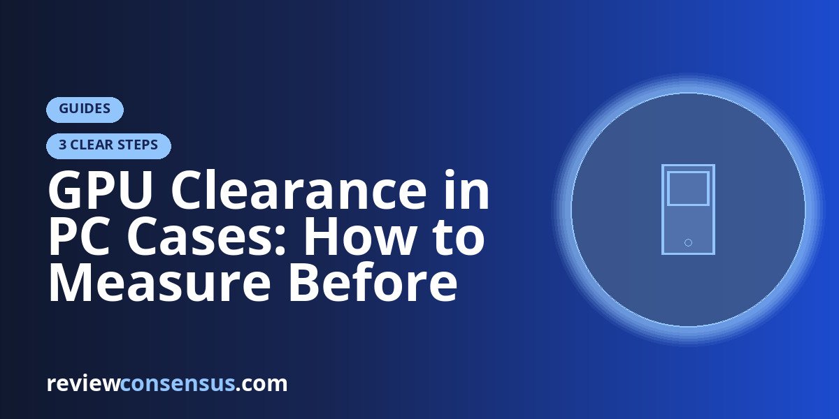 GPU Clearance in PC Cases: How to Measure Before You Buy