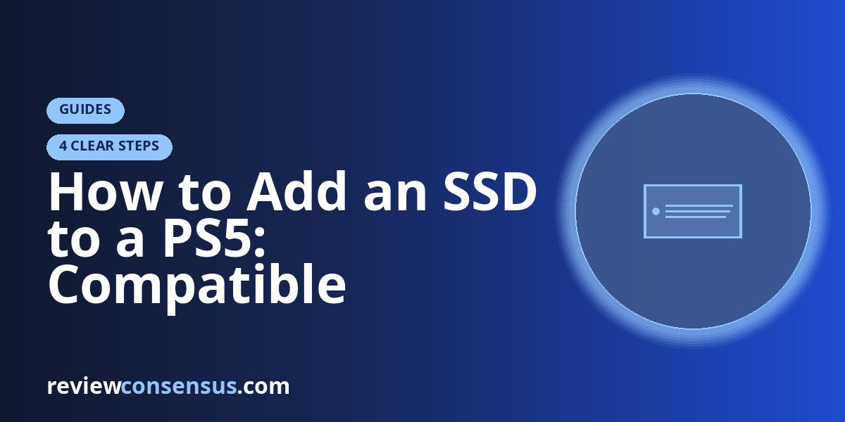 How to Add an SSD to a PS5: Compatible Drives, Heatsinks, and Install Steps