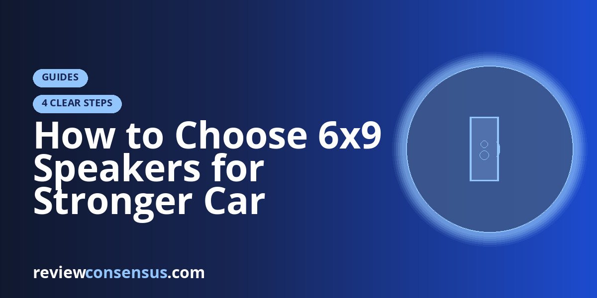 How to Choose 6x9 Speakers for Stronger Car Midbass