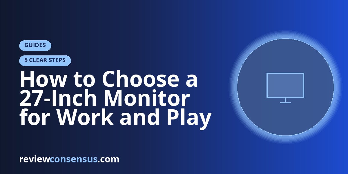 How to Choose a 27-Inch Monitor for Work and Play