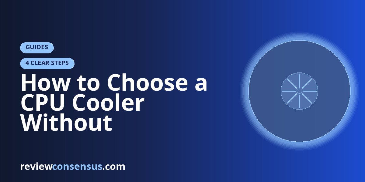 How to Choose a CPU Cooler Without Overbuying
