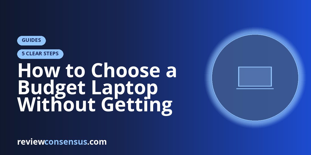 How to Choose a Budget Laptop Without Getting Tricked by Specs