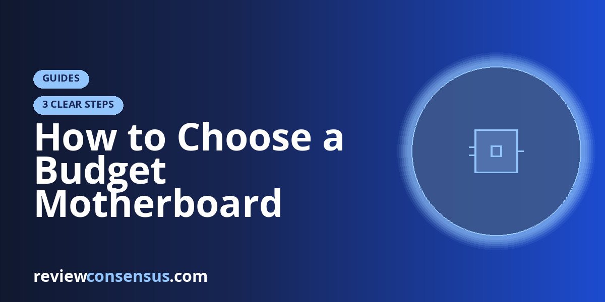 How to Choose a Budget Motherboard Without Cutting the Wrong Corners