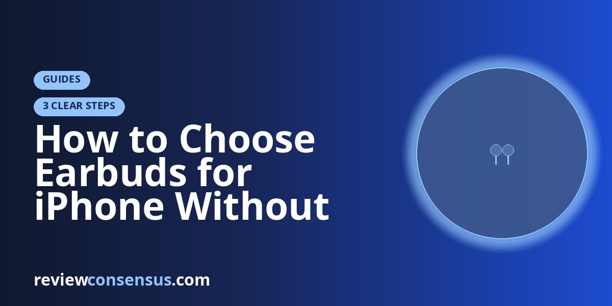 How to Choose Earbuds for iPhone Without Defaulting Blindly to AirPods
