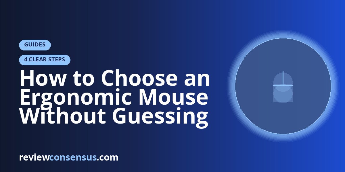 How to Choose an Ergonomic Mouse Without Guessing Wrong