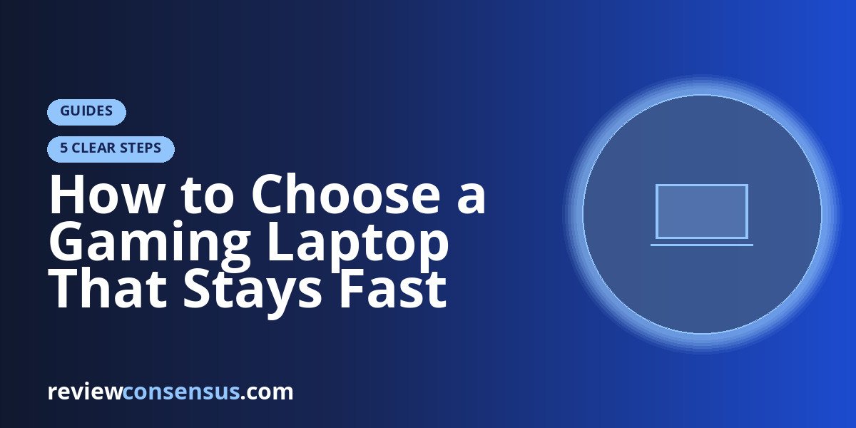 How to Choose a Gaming Laptop That Stays Fast Under Load