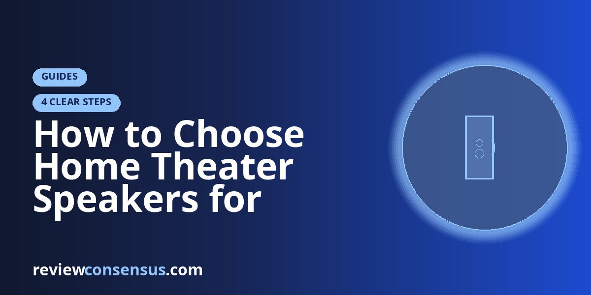 How to Choose Home Theater Speakers for Movies and Games