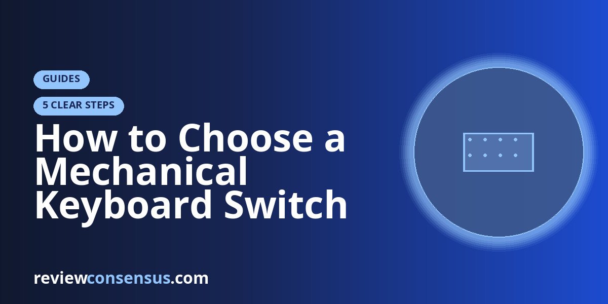 How to Choose a Mechanical Keyboard Switch Without Guessing