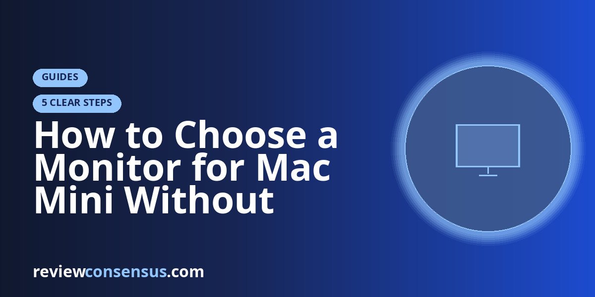 How to Choose a Monitor for Mac Mini Without Scaling Headaches