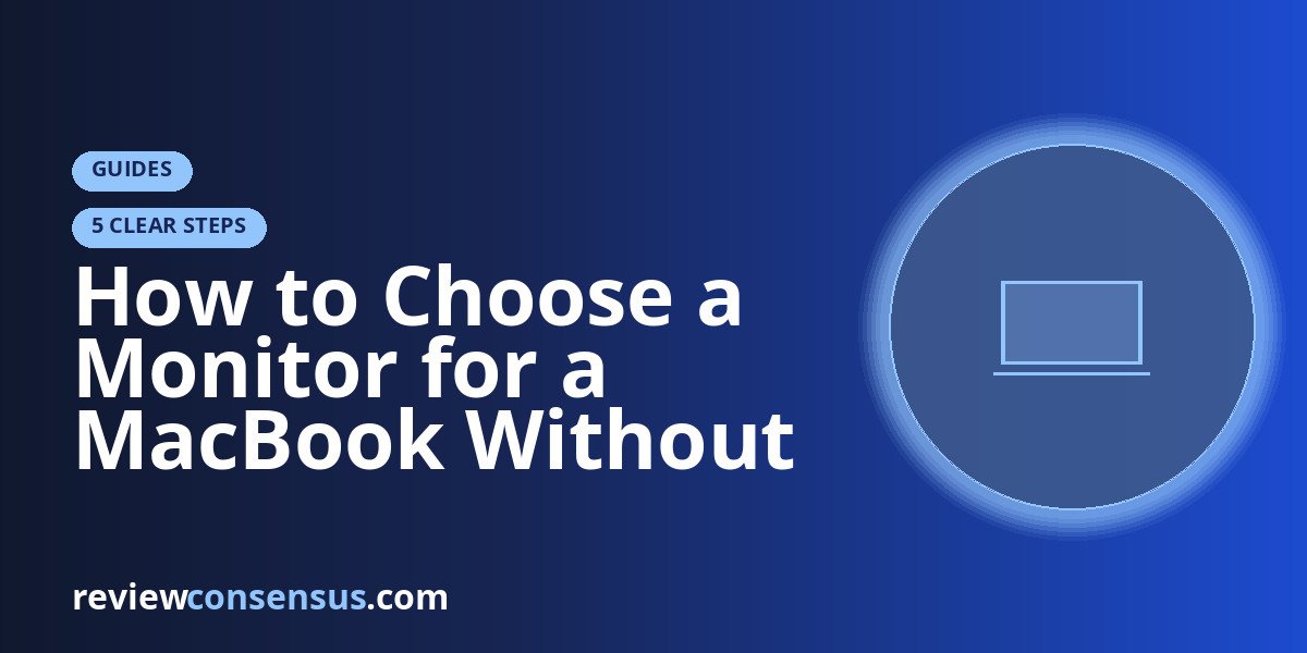 How to Choose a Monitor for a MacBook Without Guesswork