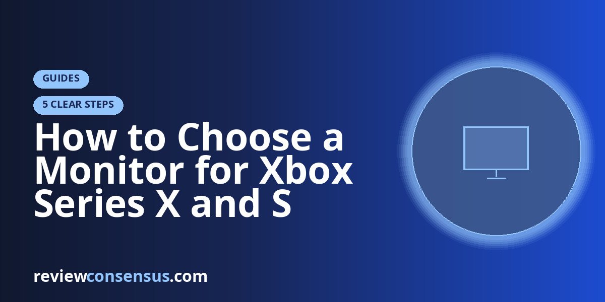 How to Choose a Monitor for Xbox Series X and S