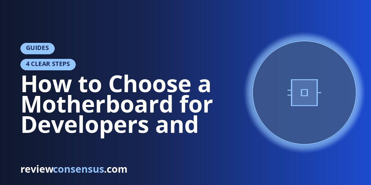 How to Choose a Motherboard for Developers and Local Engineering Machines